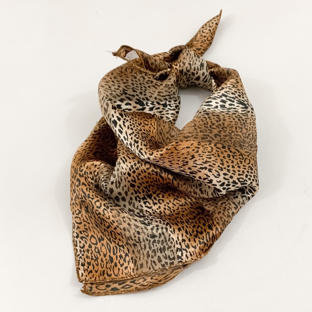 leopard print scarf